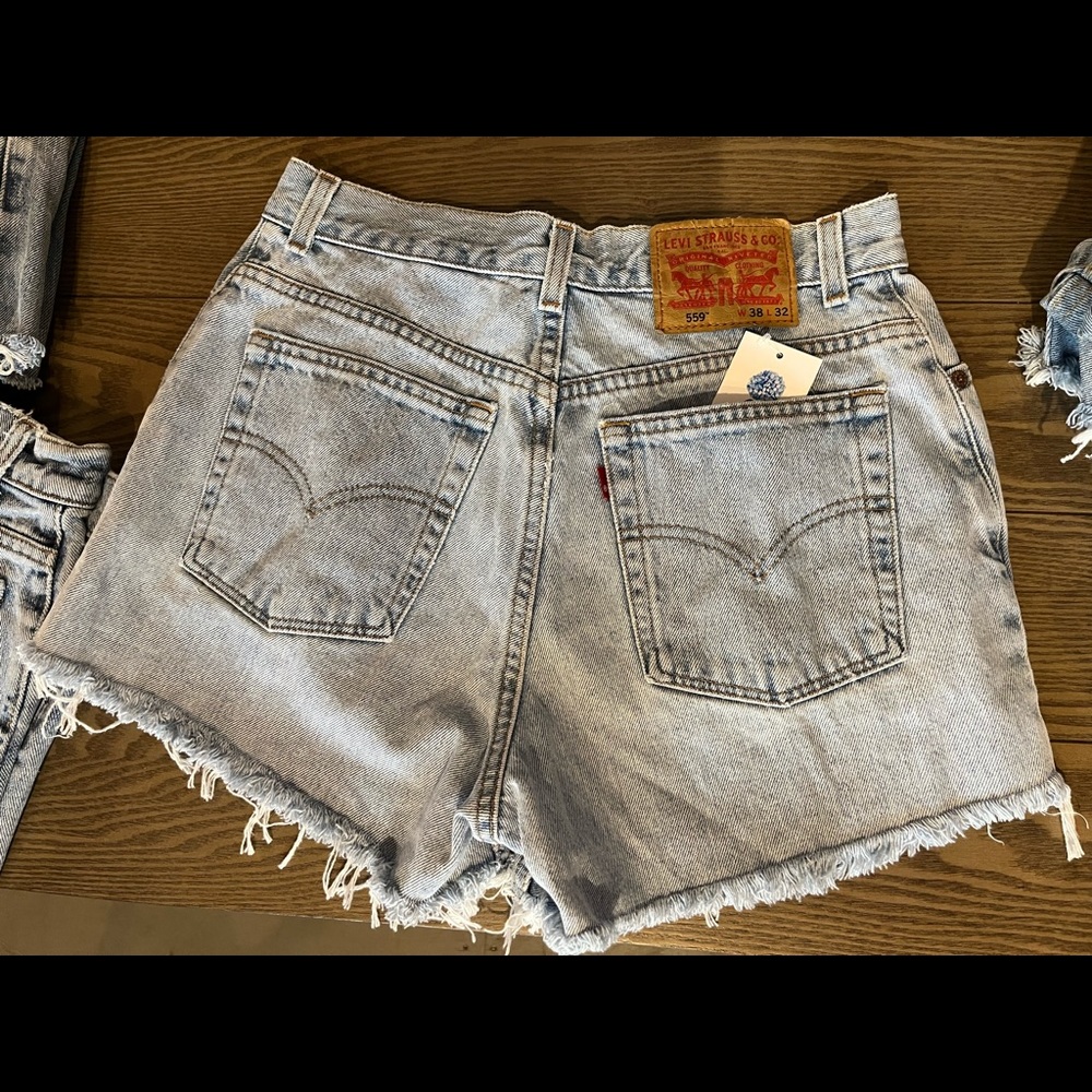 Upcycled vintage Levi shorts